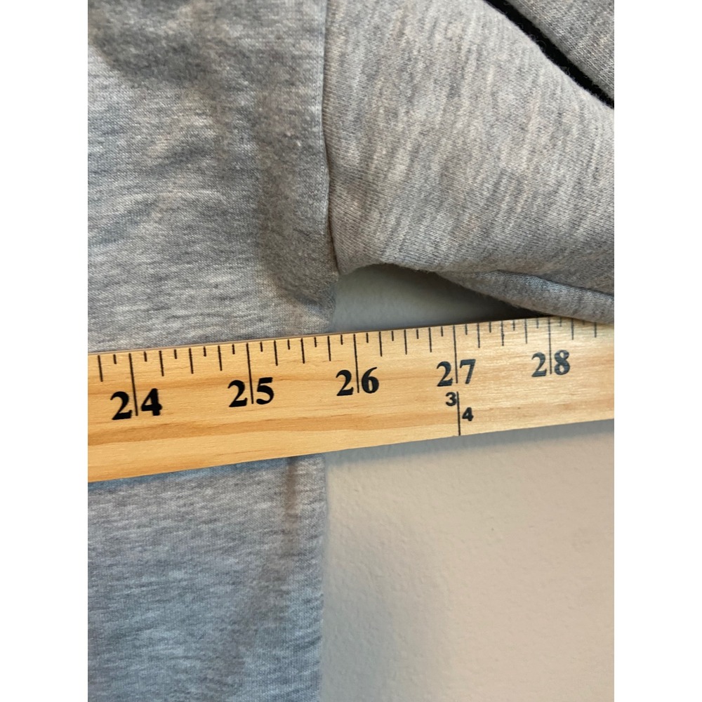 Eileen Fisher XL Gray Tencel Organic Cotton Funnel Neck Tunic Top Heathered Gray - Picture 5 of 6